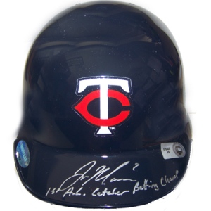 Joe Mauer Autographed Helmet